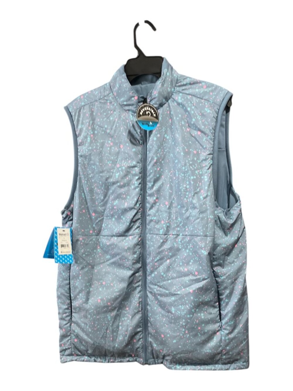 Men's Birdie Bound reversible Vest, M,L,Blue, NWT